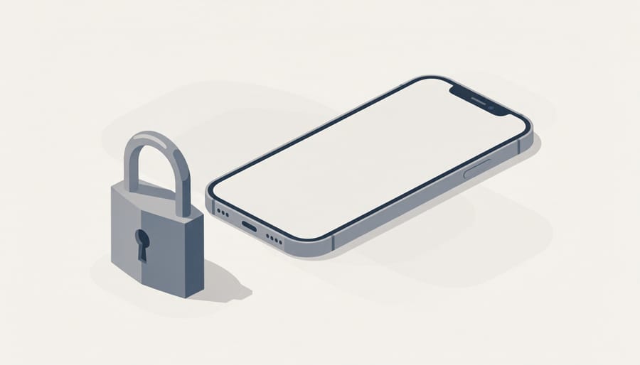 Padlock next to a smartphone representing online safety and responsible controls